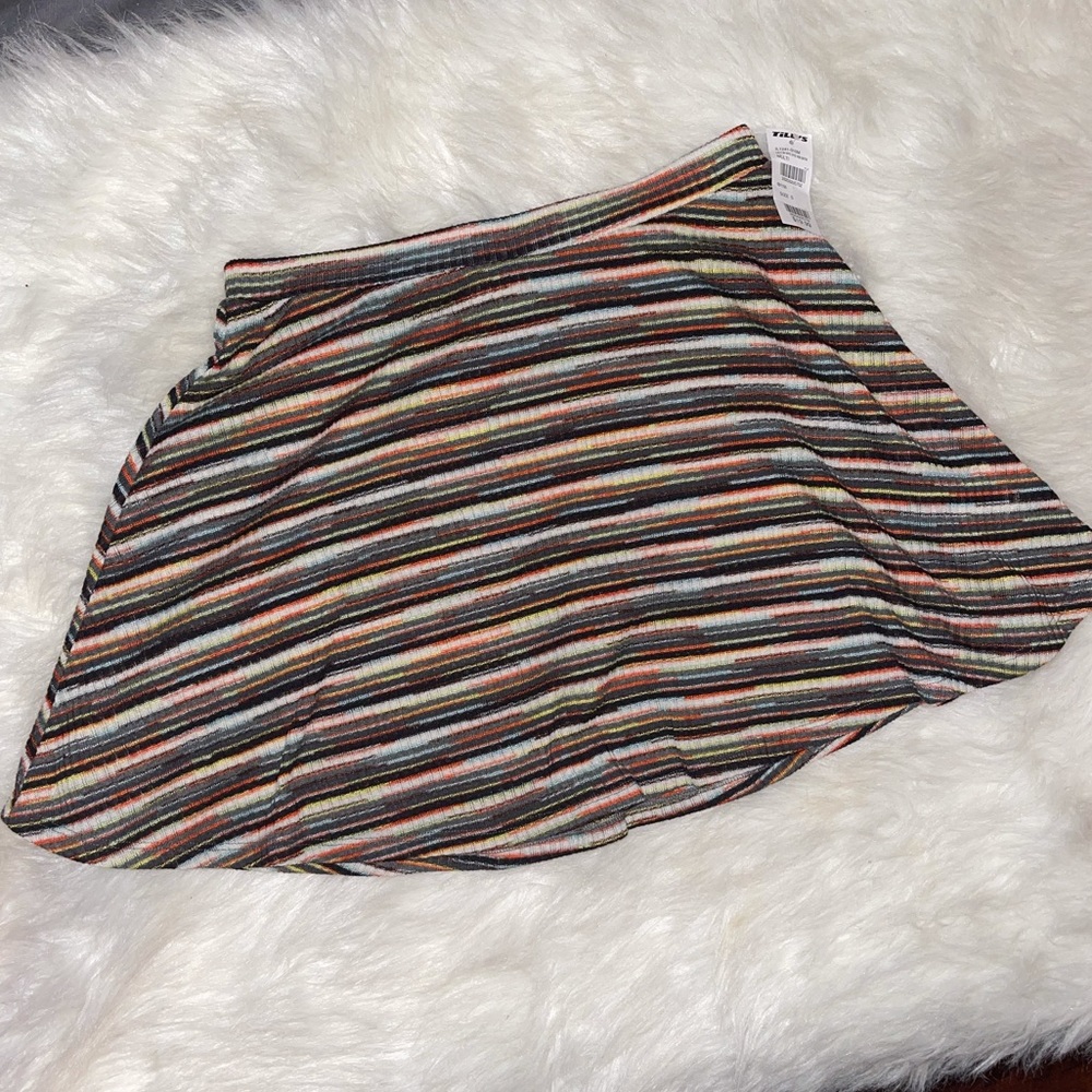 Y2K style colorful tillys skirt small summer